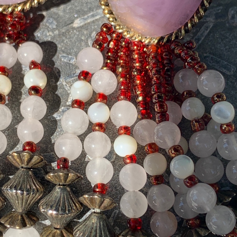 Vintage | Clip Beaded Earrings - Picture 5 of 14
